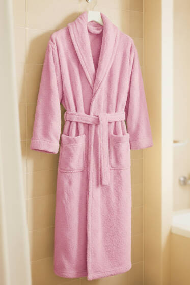 Lüks Bornoz Pudra - Bornoz