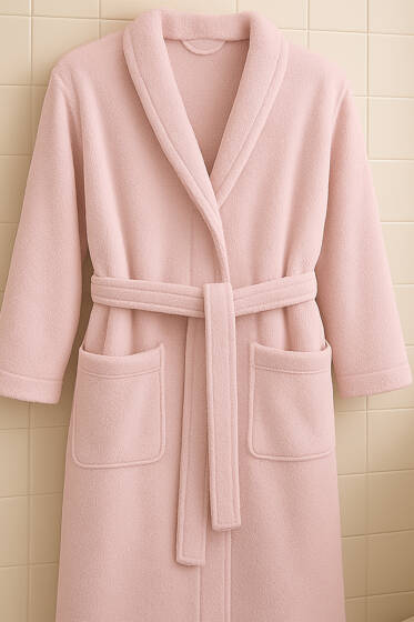 Lüks Bornoz Pudra - Bornoz