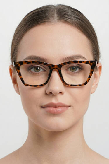 Maia Serisi Şeffaf Gözlük Leopar - GÜNEŞ GÖZLÜĞÜ