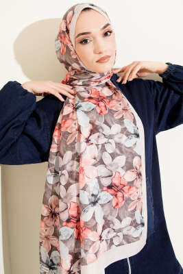 Manolya Desen Şal Bej - Günün Kombini