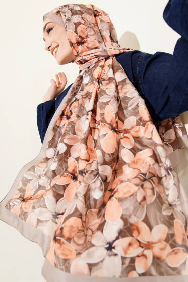 Manolya Desen Şal Camel - Başörtüsü