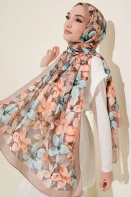 Manolya Desen Şal Latte 