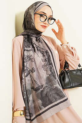 Melia Desen Bambu Kraş Şal Taş 