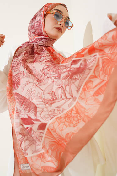 Meloara Serisi Soft Şal Taba - Başörtüsü