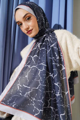 Mermer Desen Şal Gri - Günün Seçilenleri