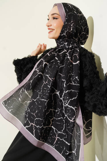 Mermer Desen Şal Vizon - Günün Seçilenleri