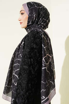 Mermer Desen Şal Vizon - Günün Seçilenleri