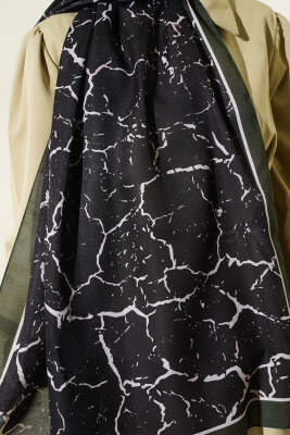 Mermer Desen Şal Zümrüt - Günün Seçilenleri