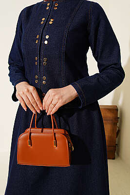 Metal Çıtçıt Düğmeli Etekli İkili Takım Kot - İkili Takım