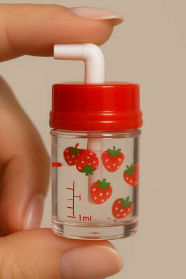 Meyve Desenli Dudak Nemlendiricisi Çilek 