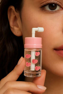 Meyve Desenli Dudak Nemlendiricisi Şeftali 