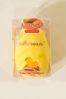 Meyve Şekilli Makyaj Süngeri Mango - Makyaj Aksesuarları