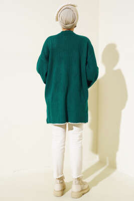 Midye Dikiş Detaylı Triko Tunik Nefti - Triko Tunik