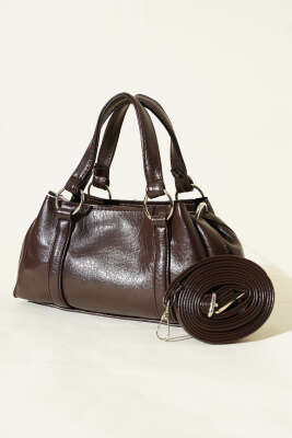 Mıknatıslı Fermuarlı Çanta Acı Kahve - DESREE KEMER