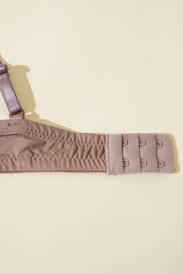 Mikro Çapraz İp Askılı Destekli Sütyen Vizon - Yılın Fırsatı