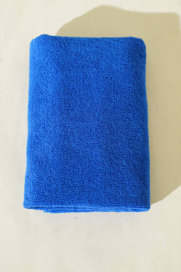 Mikrofiber El Yüz Kuaför Berber Spor Havlusu Mavi - El Havlusu