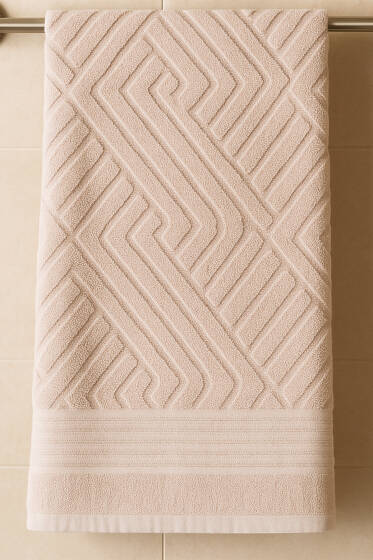 Milenyum Banyo Havlusu Bej - Banyo Havlusu