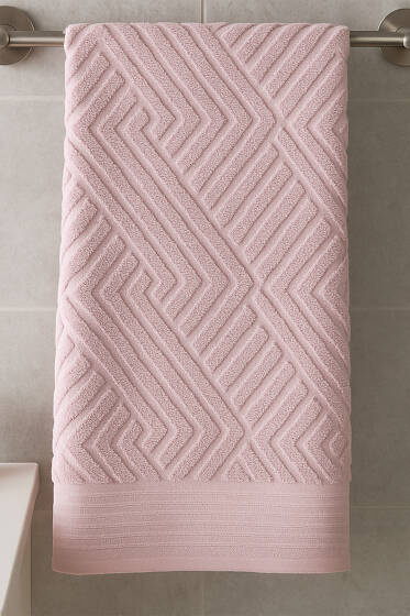 Milenyum Banyo Havlusu Pembe - Banyo Havlusu
