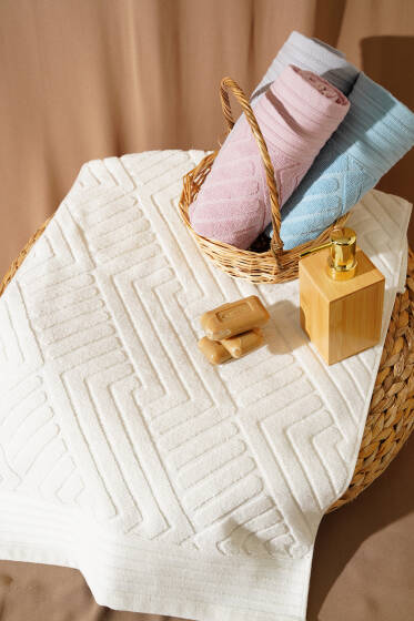 Milenyum El Yüz Havlusu Ekru - El Havlusu