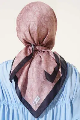 Mini Çiçekli Soft Eşarp Camel - Başörtüsü