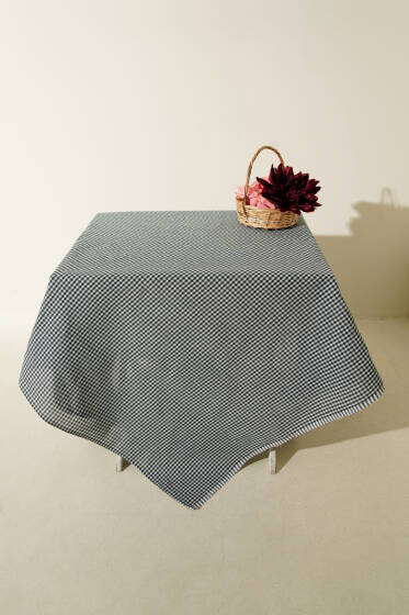 Mini Kareli Piknik Örtüsü Yeşil - Masa Örtüsü