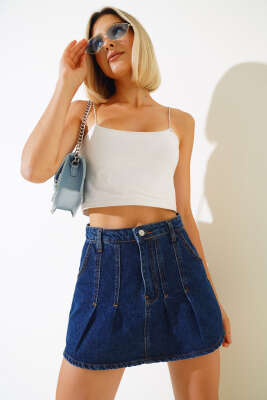 Mini Kot Etek Kot - Kadın Giyim Modelleri