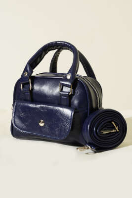 Mini Omuz & El Çantası Lacivert - Kol Çantası