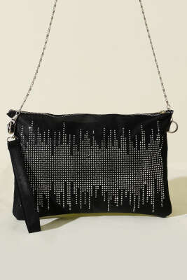 Mini Taş Desenli Kadın El Çantası Asorti 1 - Kol Çantası