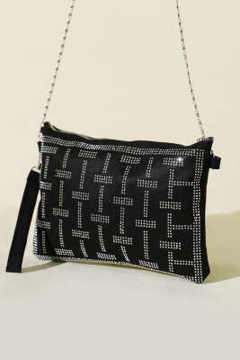 Mini Taş Desenli Kadın El Çantası Asorti 3 