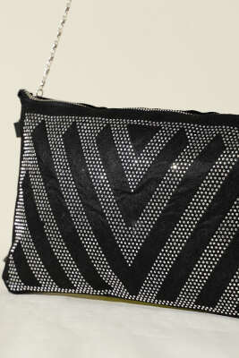 Mini Taş Desenli Kadın El Çantası Asorti 4 - Kol Çantası