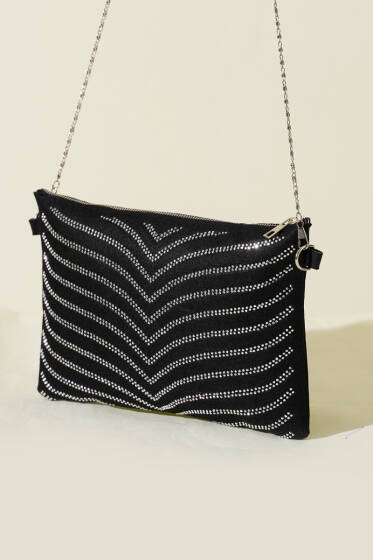 Mini Taş Desenli Kadın El Çantası Asorti 5 - Kol Çantası