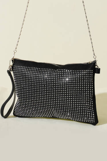 Mini Taş Desenli Kadın El Çantası Asorti 6 - Kol Çantası