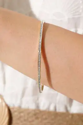 Mini Taşlı Ajda Bilezik Gold - Bileklik