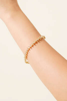 Mini Taşlı Bileklik Gold - Bileklik