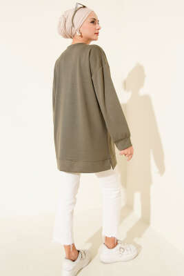 Mini Yıldız Taşlı Tunik Haki - 300-500 TL Ürünler