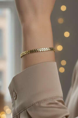 Mini Yıldızlı Bileklik Gold 