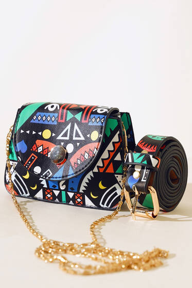 Minimal Bel Çantası Gökkuşağı - Bel Çantası