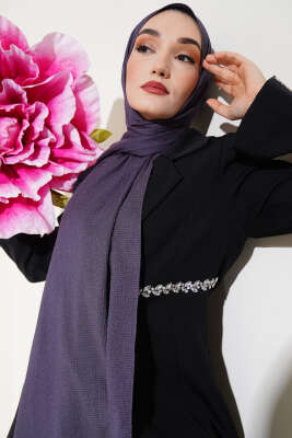 Mio Caz Antrasit Şal - Başörtüsü