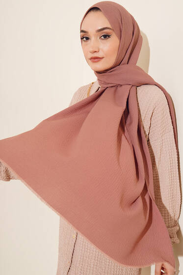 Mio Caz Cappuccino Şal - Black&White