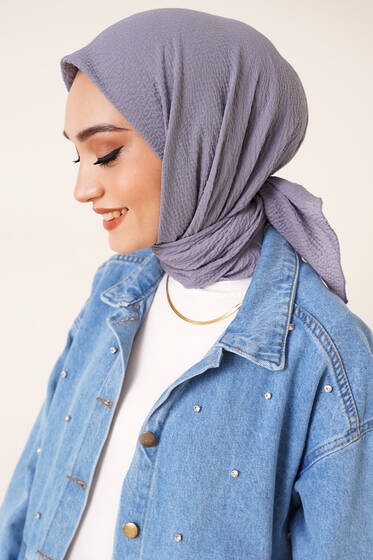 Mio Caz Eşarp Gri - Black&White