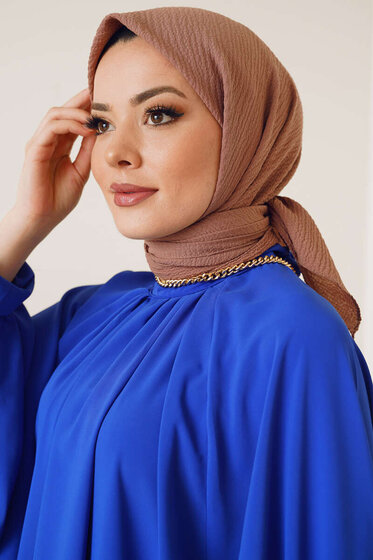 Mio Caz Eşarp Sütlü Kahve - Black&White