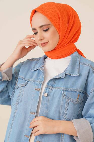 Mio Caz Eşarp Turuncu - Black&White