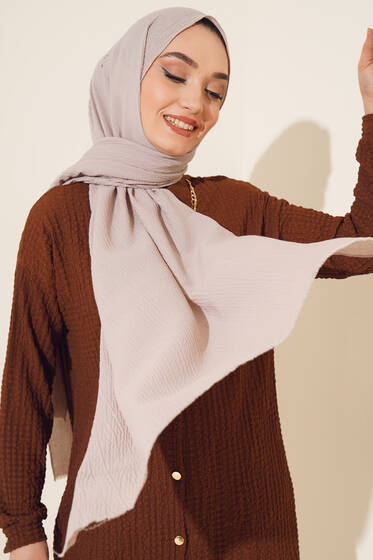 Mio Caz Fil Dişi Şal - Black&White