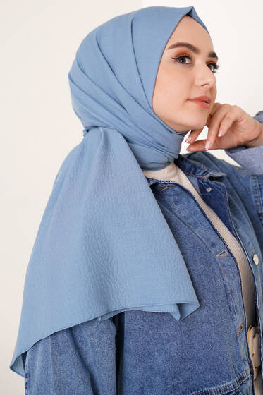 Mio Caz Petrol Mavisi Şal - Black&White