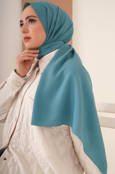 Mio Caz Petrol Yeşili Şal - Black&White