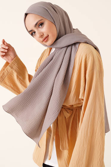 Mio Caz Soğuk Vizon Şal - Black&White