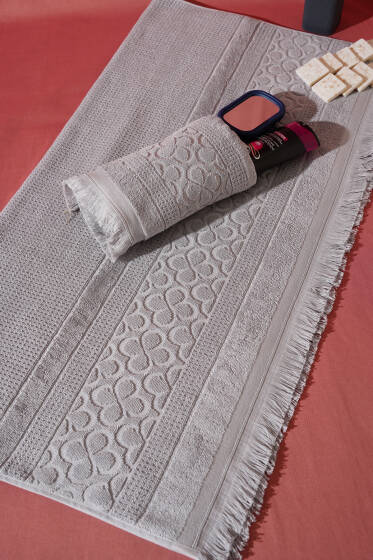 Mısır Banyo Havlu 2'li Takım Gri - HAVLU TAKIMLARI