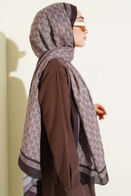 MK Desen Liva Modal Acı Kahve - Başörtüsü