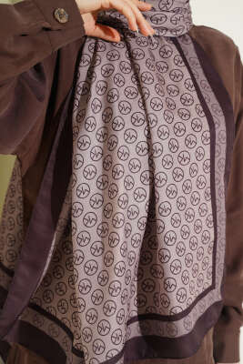 MK Desen Liva Modal Acı Kahve - Başörtüsü