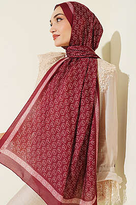 MK Desen Liva Modal Bordo - MODA KAŞMİR